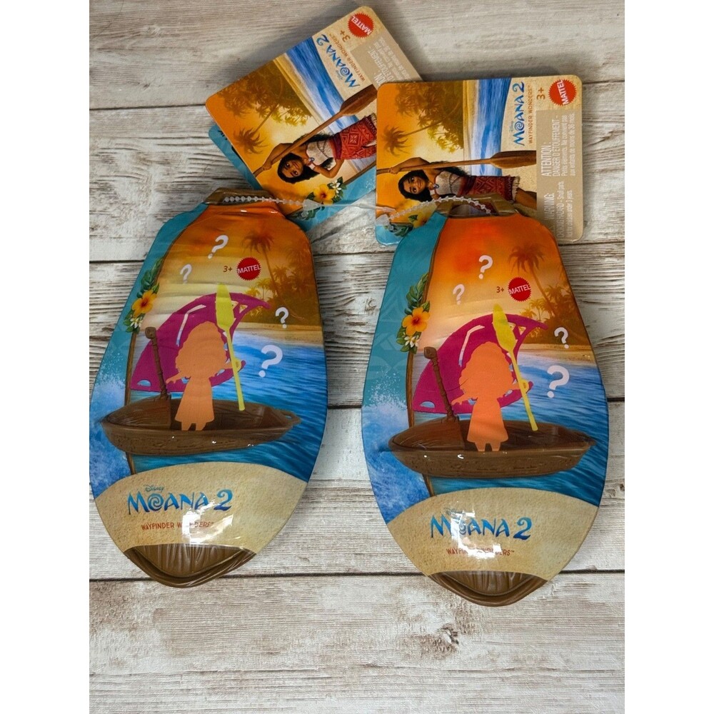 Disney Moana 2 Wayfinder Wonders with Surprise Small Doll, Canoe & Accessory New